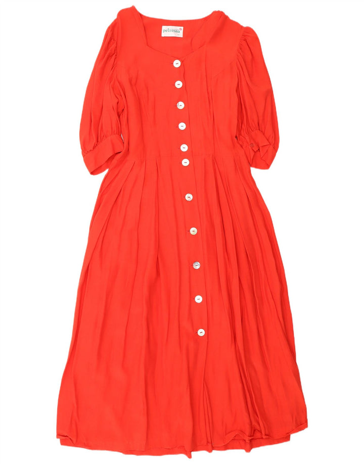 Petressa Γυναικείο κοντομάνικο Maxi Φόρεμα IT 42 Medium Orange