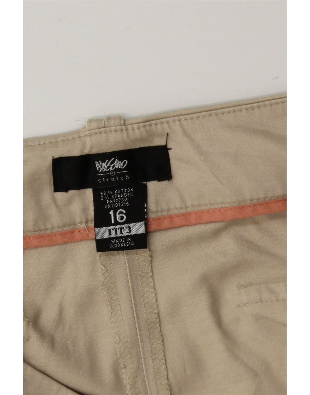 MOSSIMO Womens Casual Shorts US 16 2XL W38  Beige Cotton Vintage Mossimo and Second-Hand Mossimo from Messina Hembry 