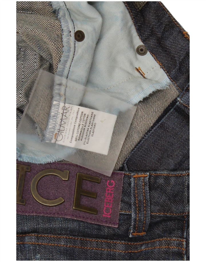 Iceberg Γυναικείο Slim Jeans W32 L32 Navy Blue Cotton