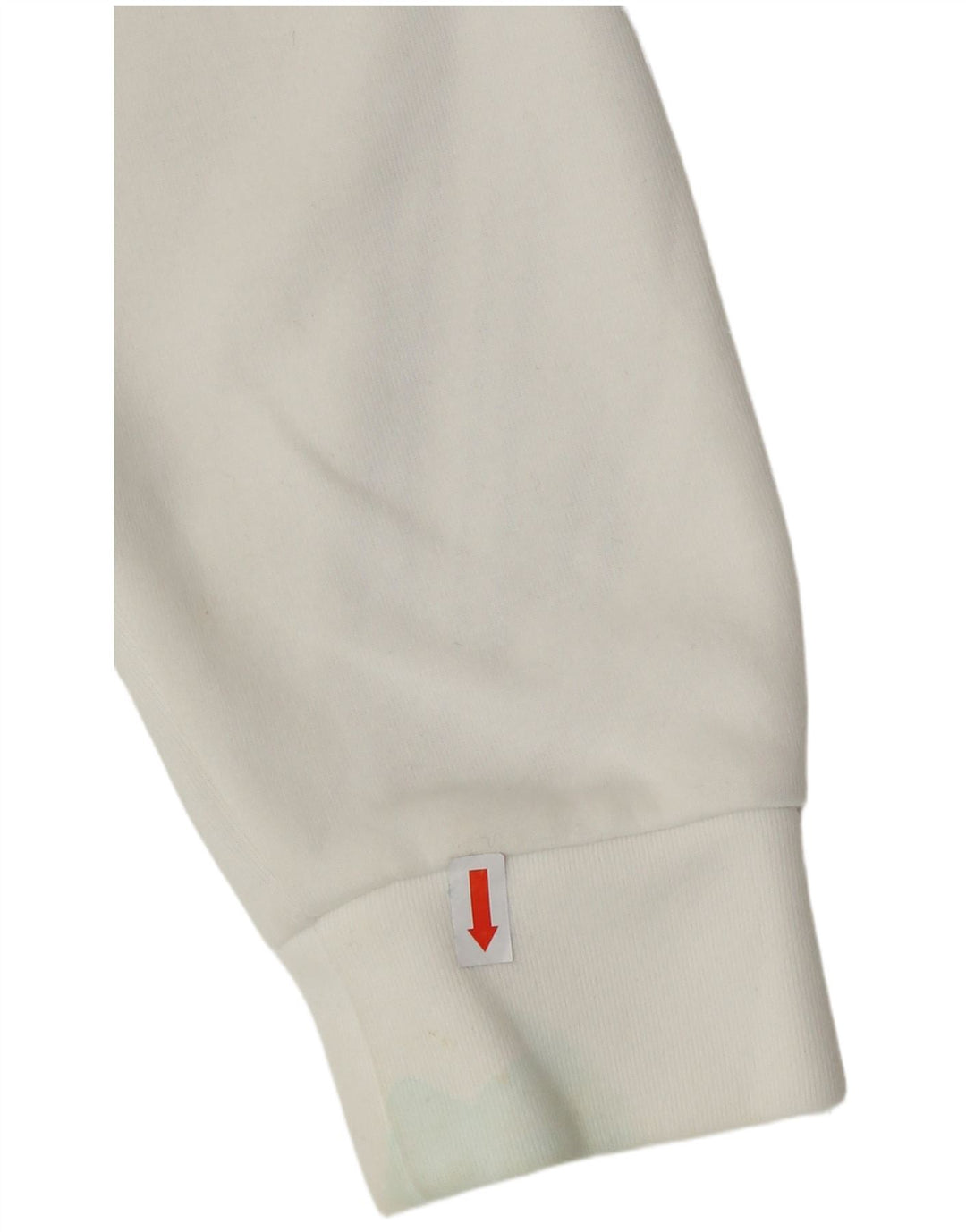 Γυναικείο πουλόβερ με κουκούλα ADIDAS UK 4/6 XS Λευκό βαμβακερό