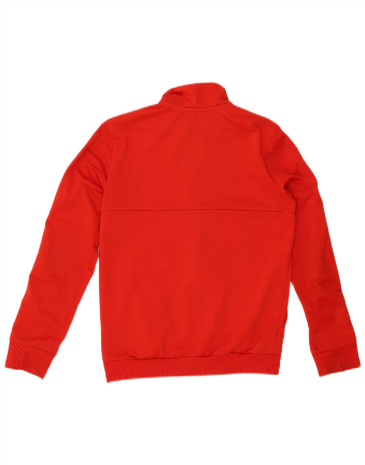 ADIDAS Boys Tracksuit Top Jacket 11-12 Years Red