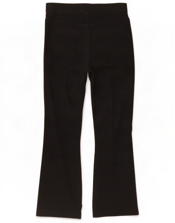 Zara Womens Flare Casual Trousers Medium W28 L24 Black