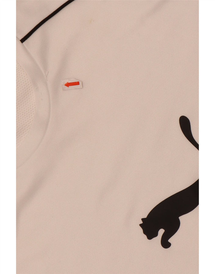 Ανδρικό γραφικό T-Shirt Puma Τοπ μεσαίο λευκό πολυεστέρας