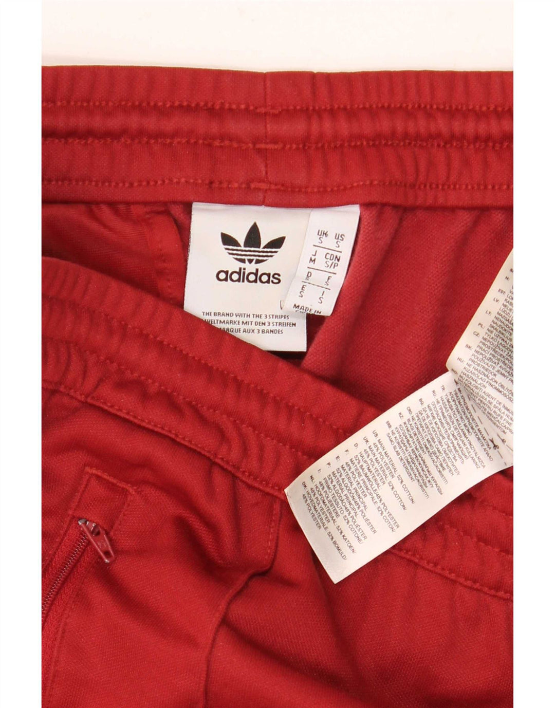 Ανδρική αθλητική φόρμα Adidas, μικρό κόκκινο βαμβακερό