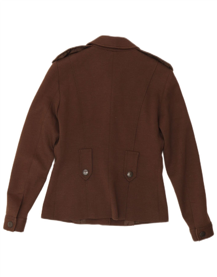 Roccobarocco γυναικεία φούστα 2 τεμαχίων με 5 κουμπιά UK 10 Small W23 Brown Army