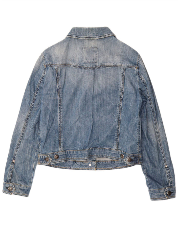 ESPRIT Γυναικείο Τζιν Μπουφάν UK 20 2XL Μπλε Βαμβακερό