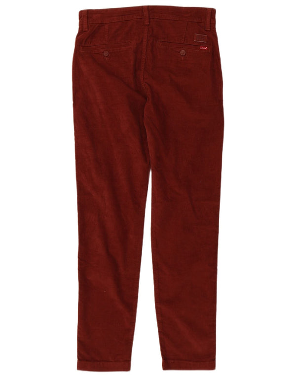 Ανδρικό παντελόνι Levi's Slim Tapered Corduroy W30 L32 Βαμβακερό μπορντό