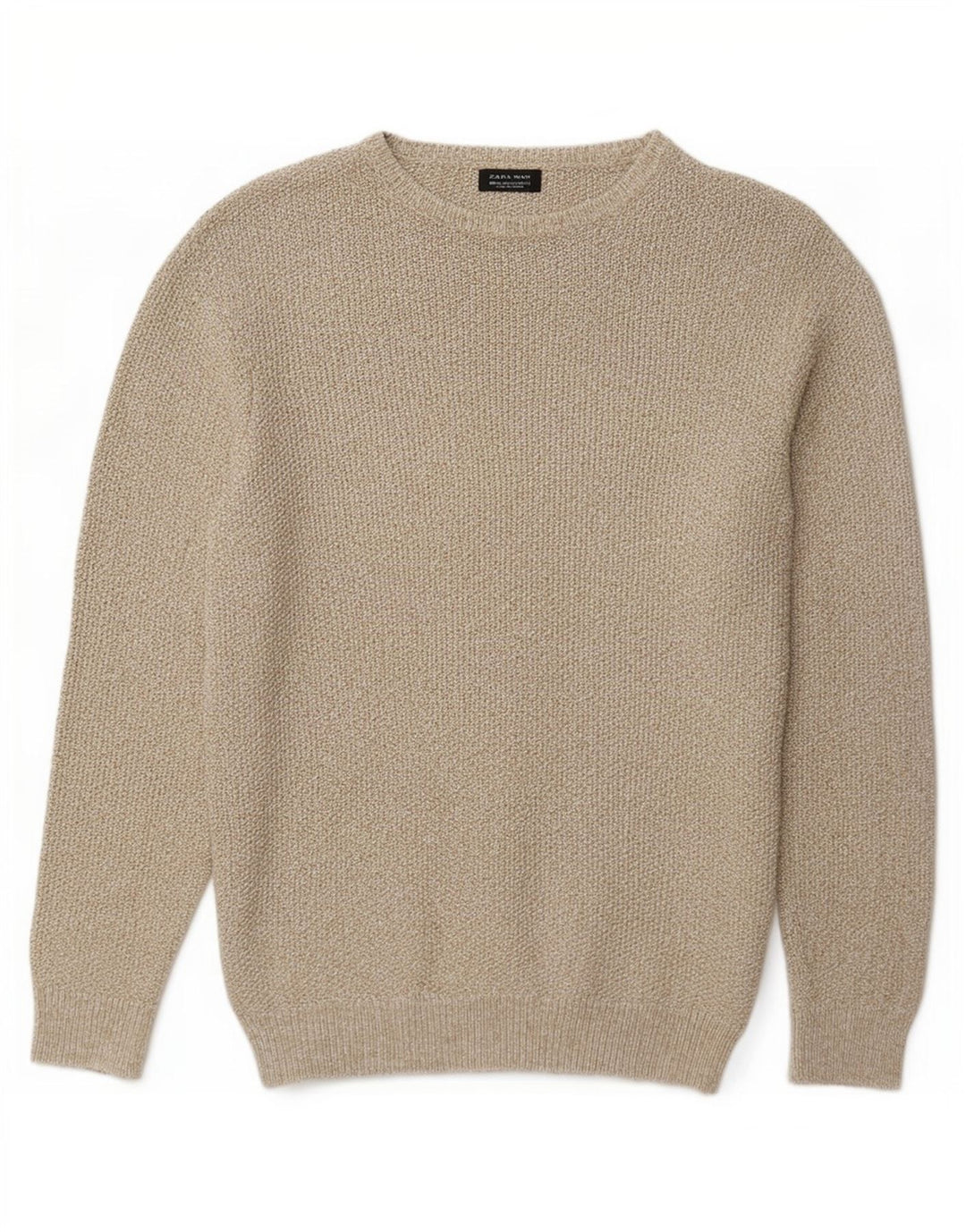 Ανδρικό πουλόβερ Zara Boat Neck Jumper XL Grey Flecked