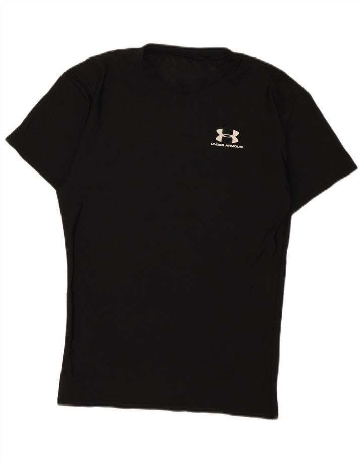Under Armour Ανδρικό T-Shirt Top Μικρό μαύρο βαμβακερό
