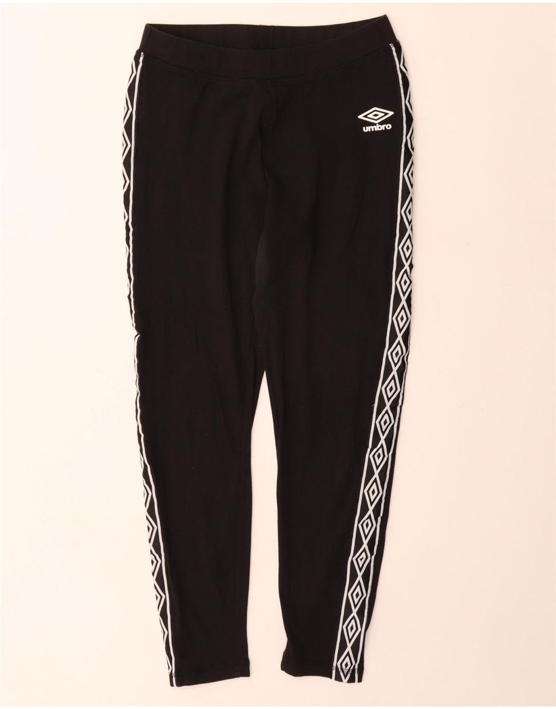 Γυναικεία γραφικά κολάν Umbro UK 12 μεσαίο μαύρο βαμβακερό