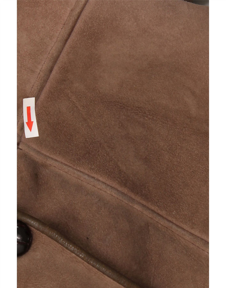 Γυναικείο Shearling Jacket Nurseys UK 16 Large Brown Sheepskin