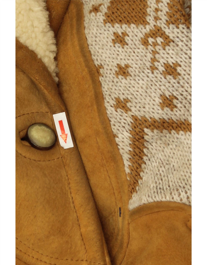 Vintage γυναικείο υπερμεγέθη μπουφάν EU 46 XL Beige Argyle/Diamond