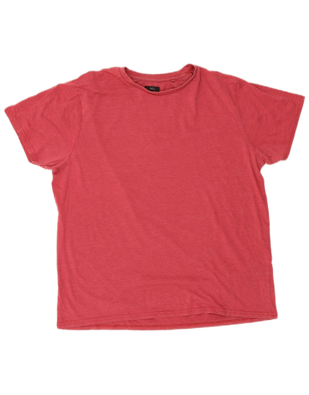M&Co Ανδρικό T-Shirt Top XL Red Cotton