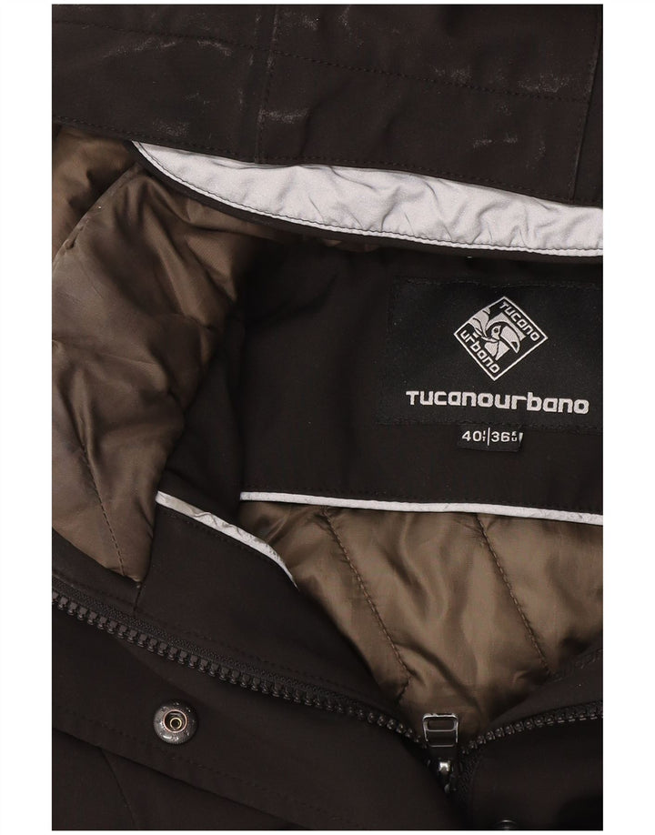 Tucano Urbano γυναικείο παλτό με κουκούλα IT 40 Small Grey