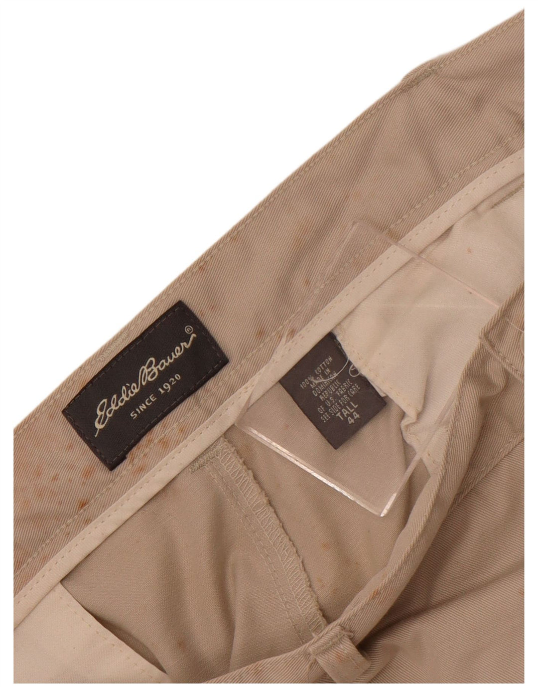 Eddie Bauer Ανδρικό ψηλό σορτς Chino W44 2XL Μπεζ βαμβακερό