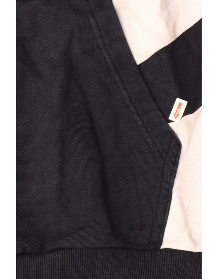 Ανδρικό γραφικό κουκούλα PUMA, μεγάλο μαύρο χρώμα, βαμβακερό