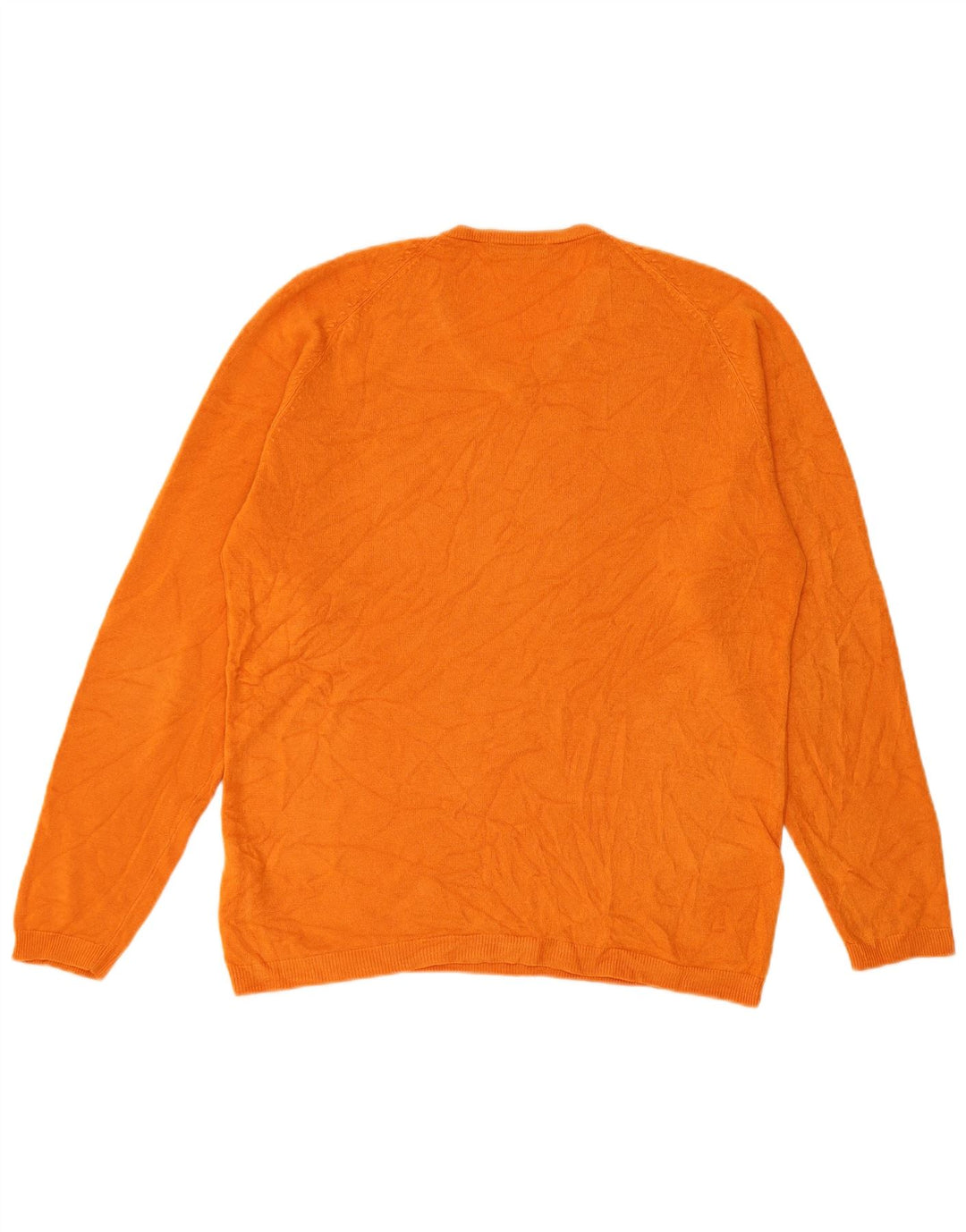 Ανδρικό πουλόβερ Marks & Spencer Autograph V-Neck Jumper Μικρό πορτοκαλί ακρυλικό