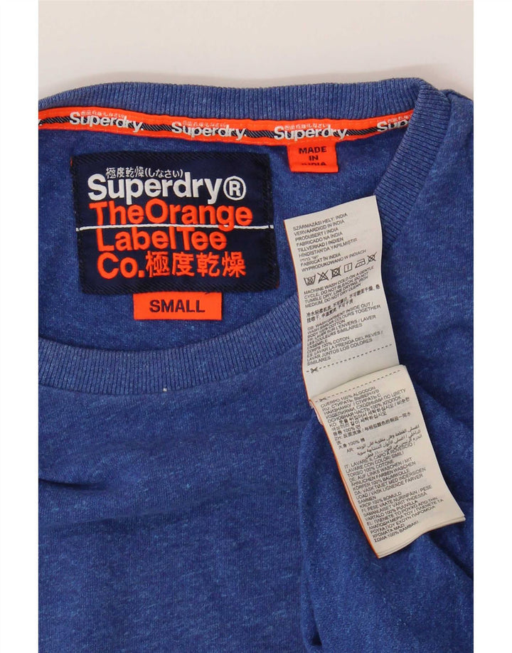 Ανδρικό μπλουζάκι Superdry Μπλουζάκι από βαμβακερό Small Blue Flecked