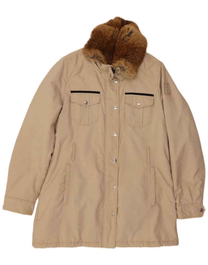 Γυναικείο παλτό REFRIGUE Windbreaker UK 18 XL Beige Polyester