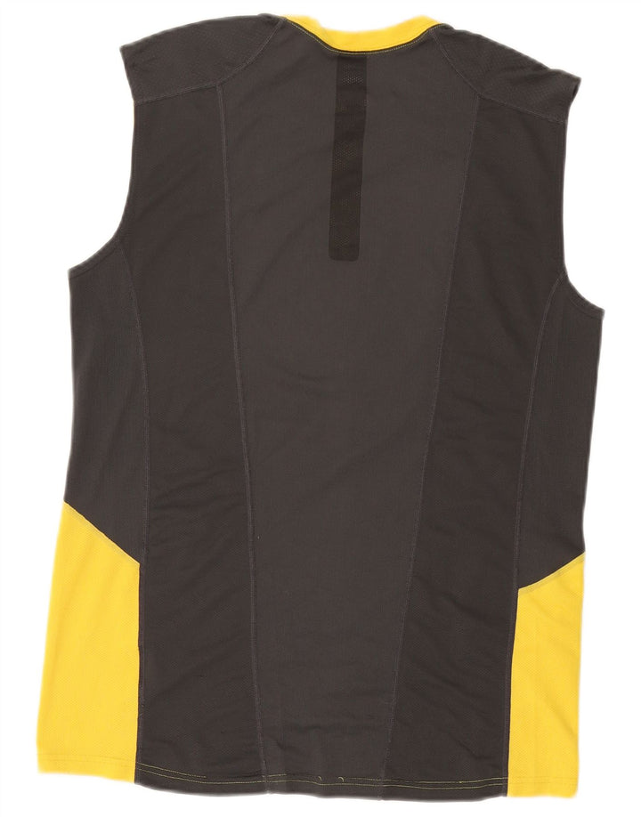 Ανδρικό φανελάκι Nike Dri Fit Small Yellow Colorblock Polyester