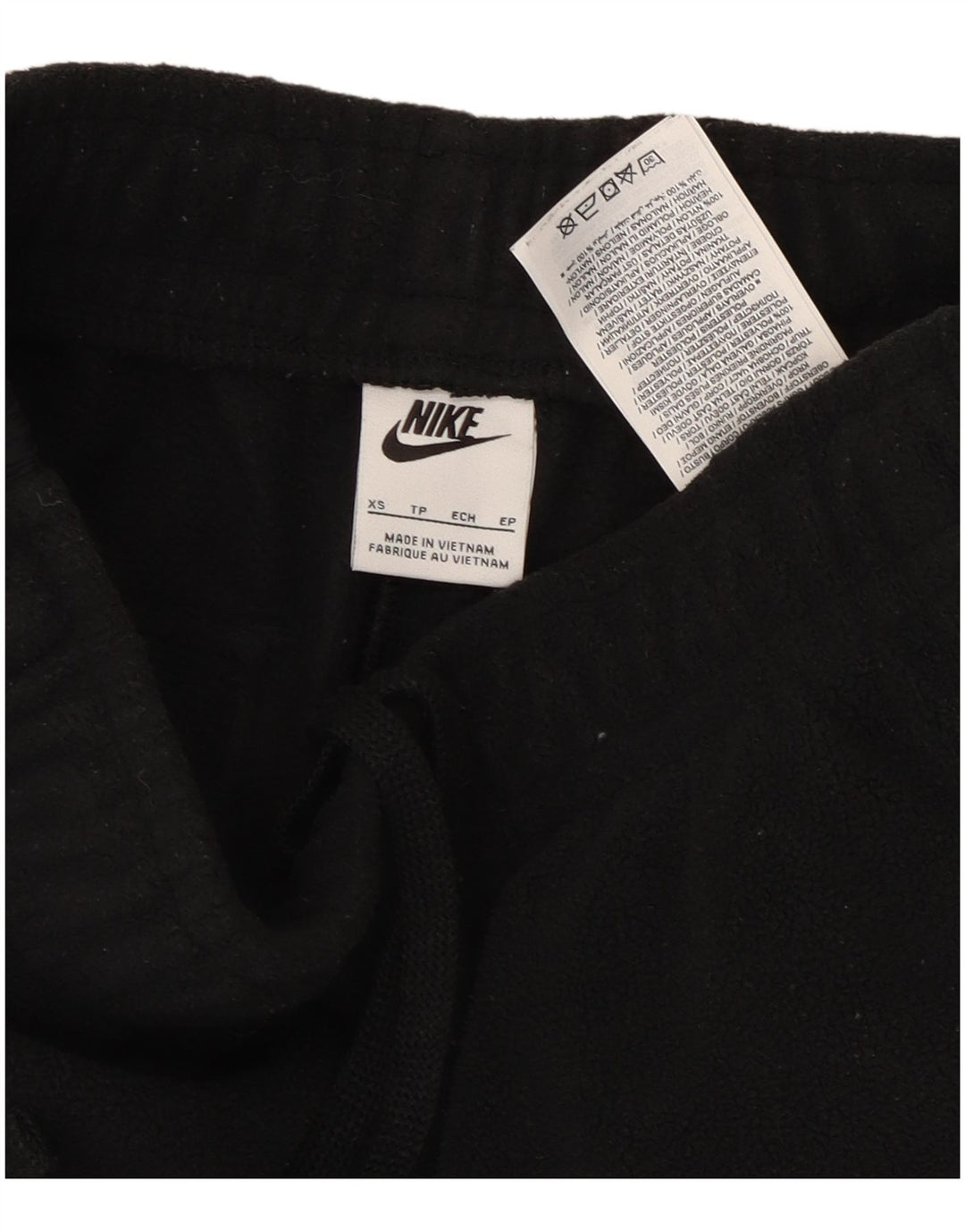 NIKE Γυναικεία φόρμα Fleece Παντελόνια Joggers UK 6 XS Μαύρο Πολυεστέρας