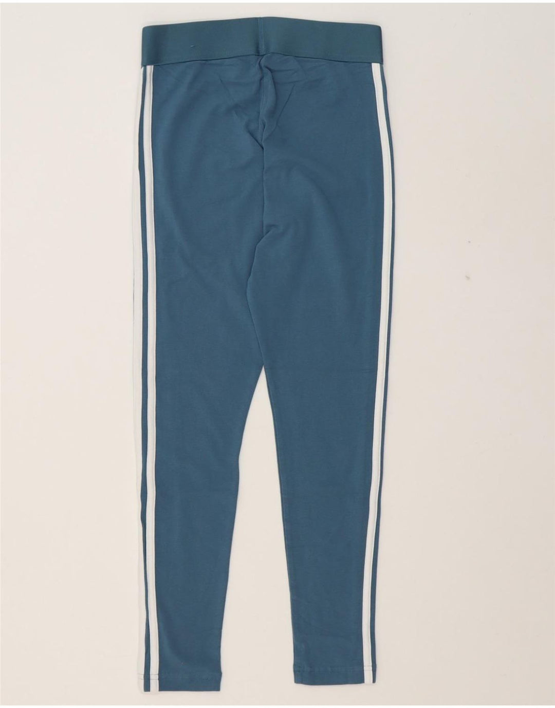 ADIDAS Womens Leggings UK 8/10 Small Blue Vintage Adidas and Second-Hand Adidas from Messina Hembry 