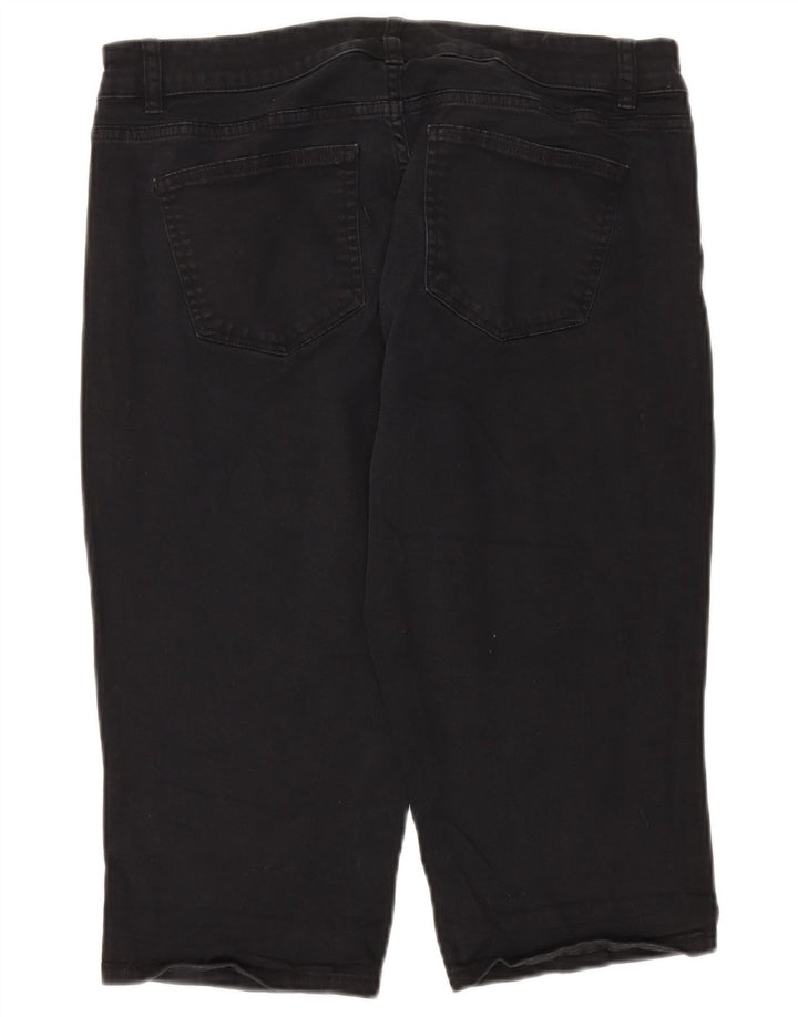 CHAPS Γυναικείο βερμούδα US 12 Large W34 Μαύρο βαμβακερό