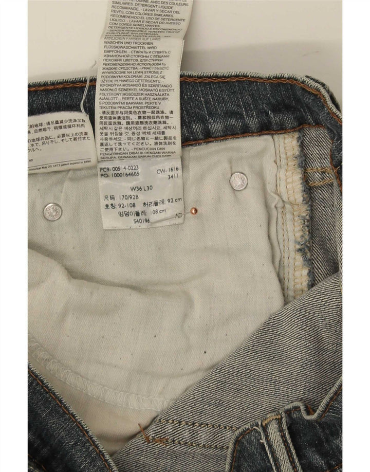 Ανδρικό τζιν Levi's Straight W36 L27 Μπλε