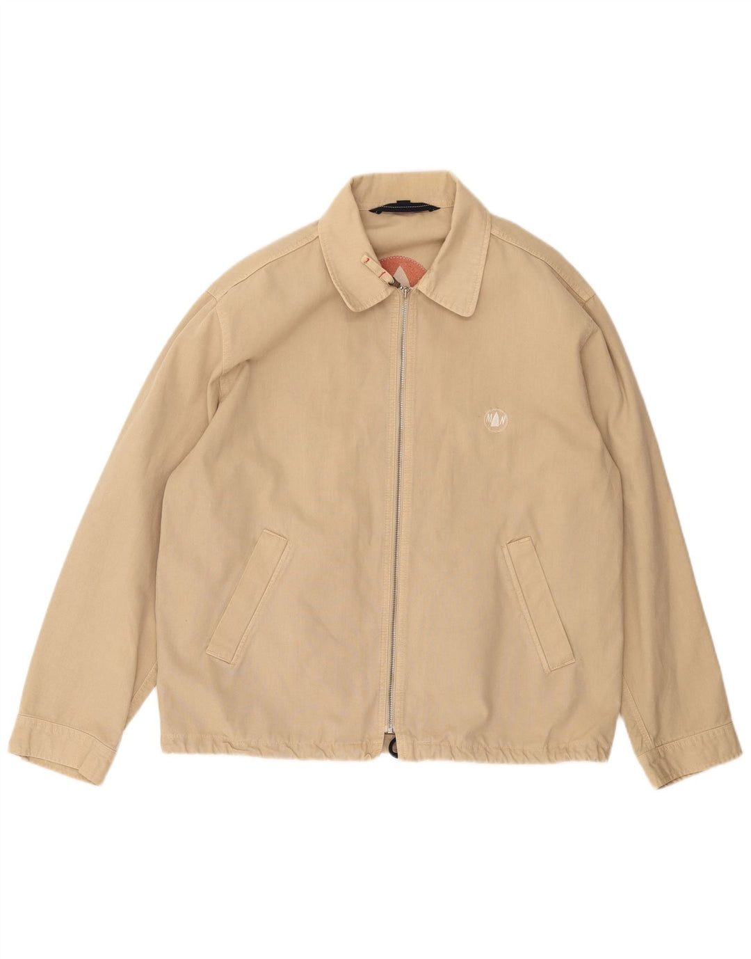 MURPHY & NYE Ανδρικό Bomber Jacket UK 40 Large Beige Cotton