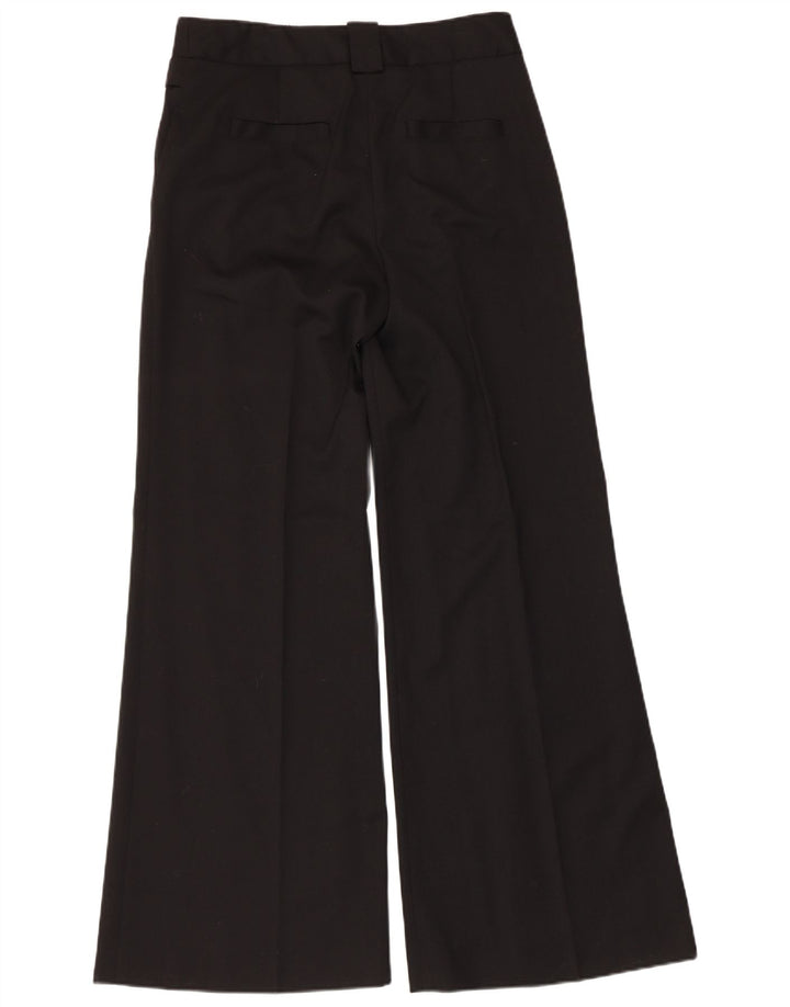 Zara Γυναικείο Παντελόνι Chino Flare EU 40 Medium W30 L32 Μαύρο