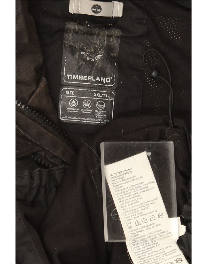 Ανδρικό μπουφάν Timberland Windbreaker UK 44 2XL Μαύρο βαμβακερό