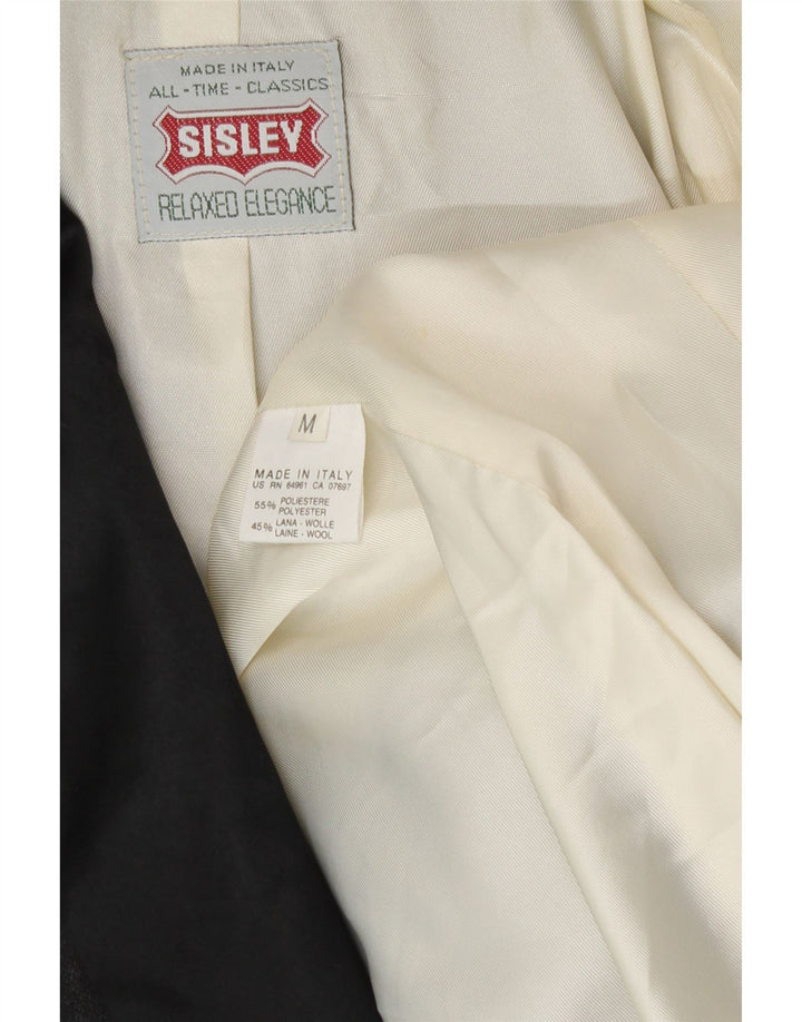 Sisley Ανδρικό σακάκι σακάκι με 1 κουμπί UK 38 Medium Grey Polyester