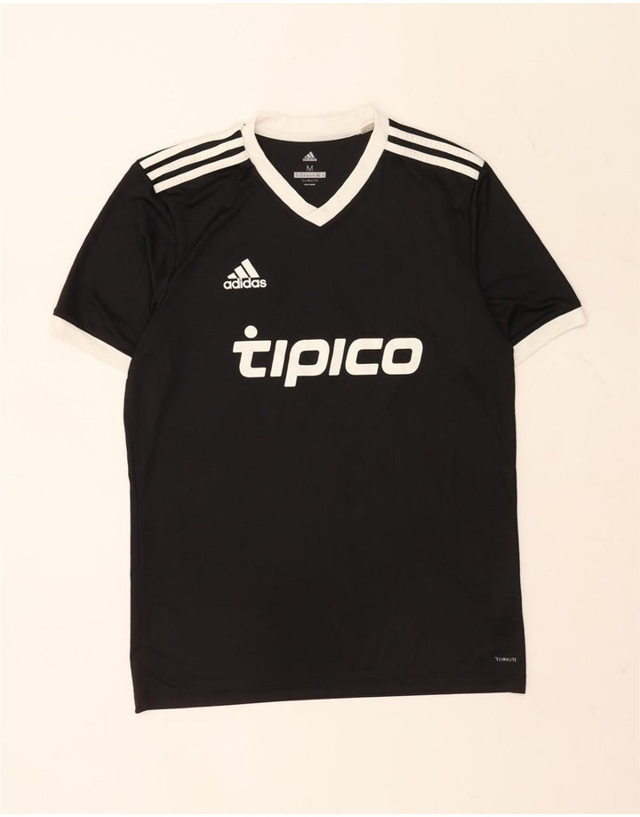 Ανδρικό γραφικό T-Shirt Adidas Top Medium Black Polyester Sports