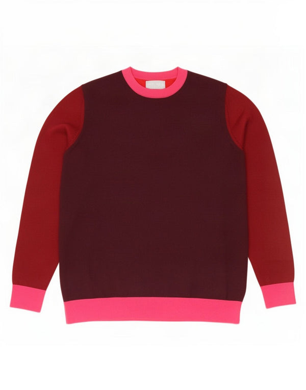 Marks & Spencer Γυναικείο πουλόβερ με λαιμόκαυστο UK 14 Large Burgundy