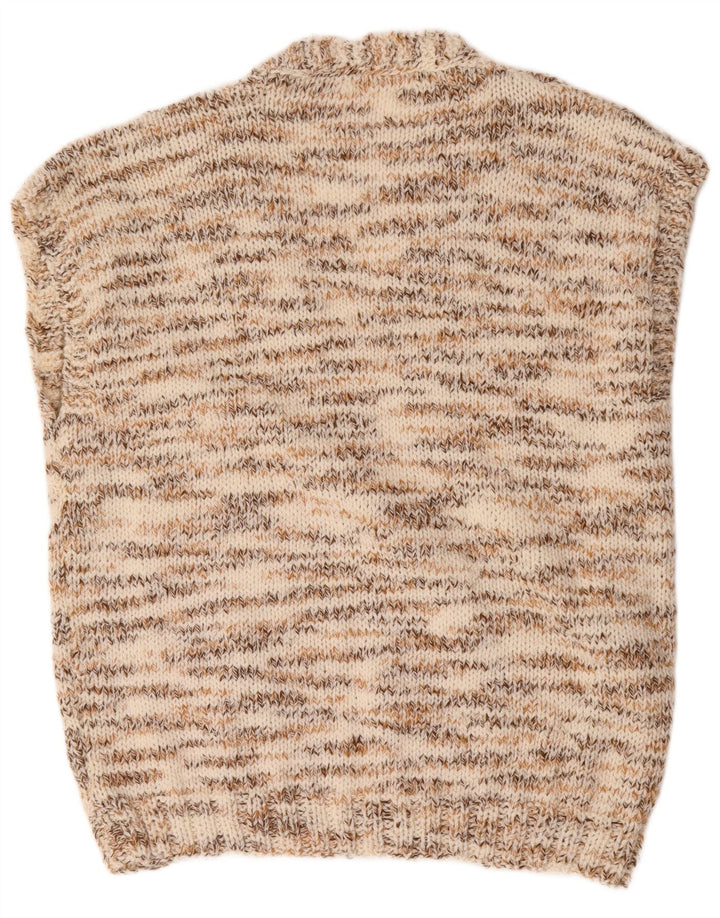 Vintage ανδρικό γιλέκο Tank Top Large Beige Flecked