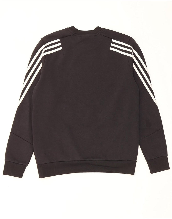 ADIDAS Φούτερ αγοριών Jumper 13-14 ετών Μαύρο Βαμβακερό