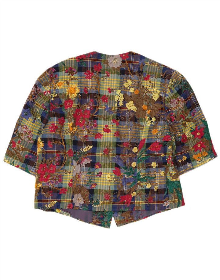 JULIUS LANG Γυναικείο τζάκετ σακάκι με 4 κουμπιά EU 40 Μεσαίο Πολύχρωμο