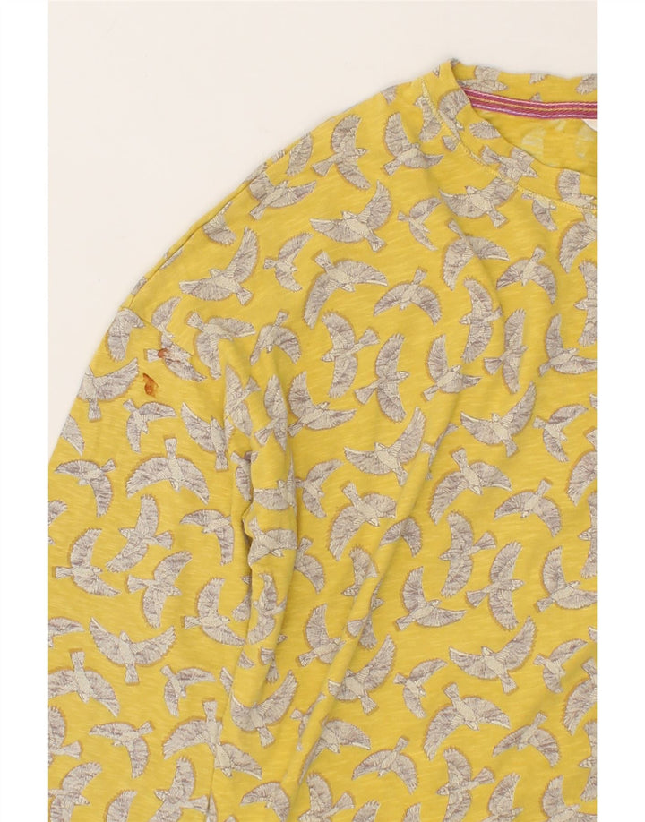 WHITE STUFF Womens Oversized Sweatshirt Jumper UK 12 Medium Yellow Vintage White Stuff and Second-Hand White Stuff from Messina Hembry 