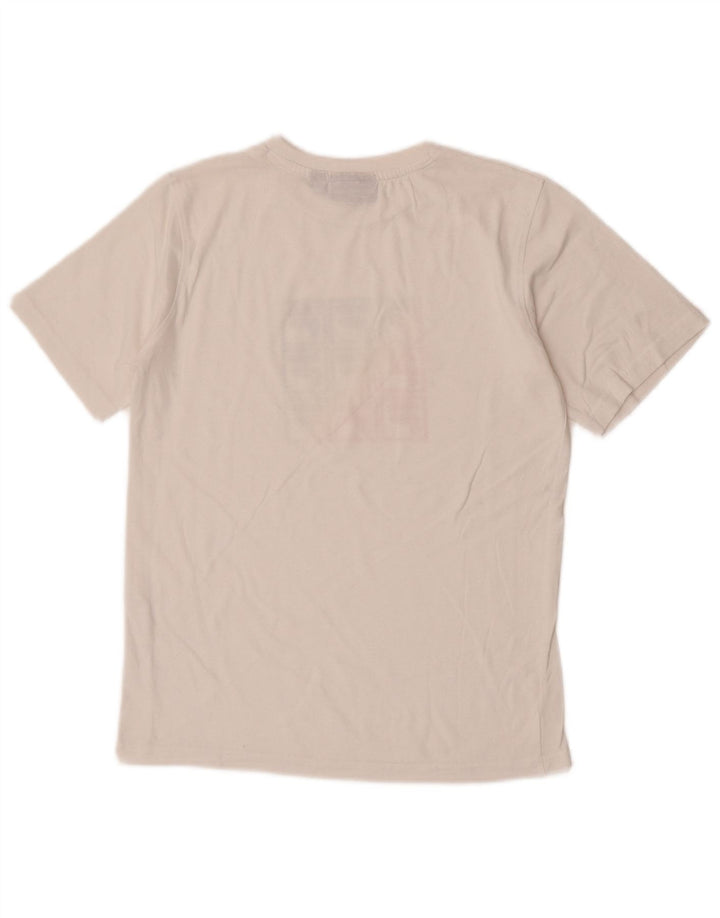 Fila Γυναικείο γραφικό T-Shirt Top UK 12 Medium White