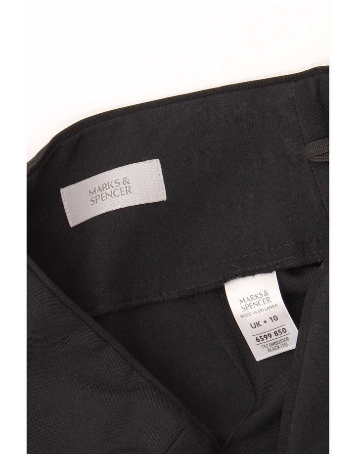 Marks & Spencer Γυναικεία Pencil Φούστα UK 10 Small W26 Black Polyester