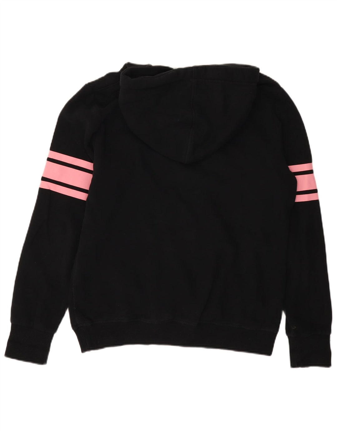 Superdry Γυναικείο Γραφικό Hoodie Jumper UK 16 Large Black