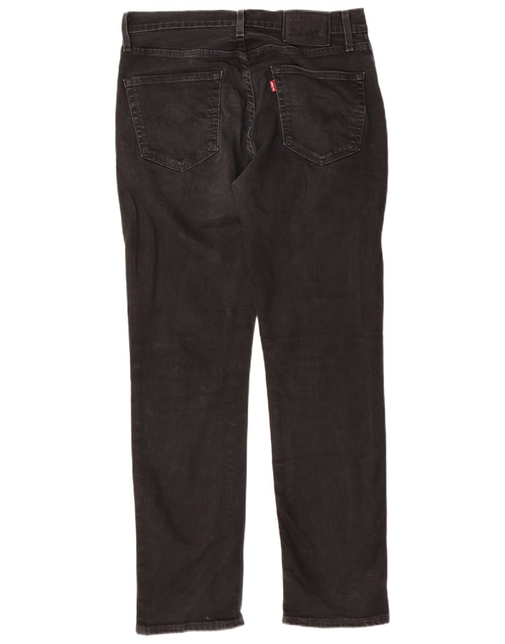 Ανδρικό τζιν LEVI'S Slim W32 L30 Μαύρο βαμβακερό
