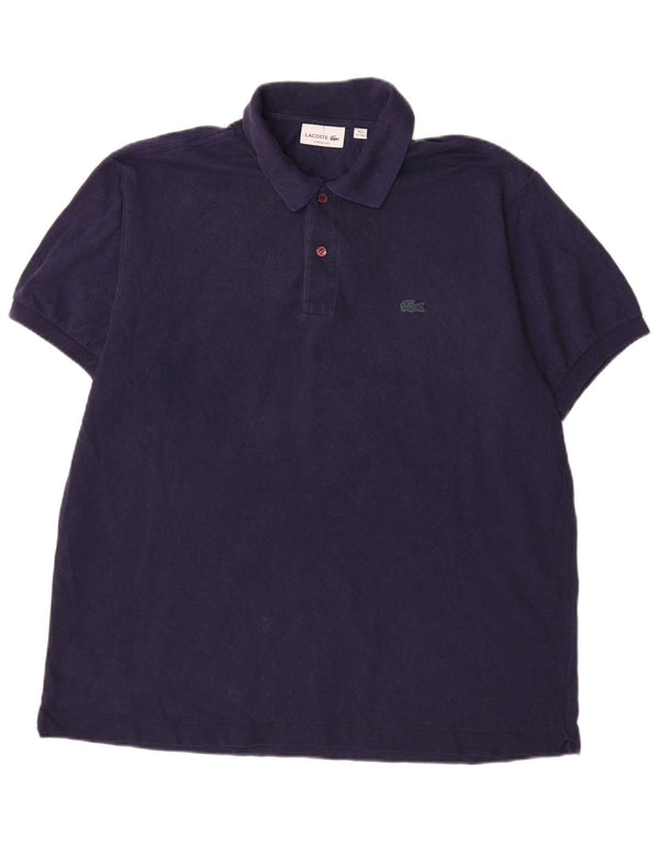 Ανδρικό πουκάμισο Lacoste Classic Fit Polo Size 7 2XL Navy Blue Cotton
