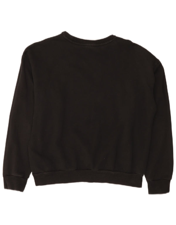 Γυναικεία γραφική φούτερ Puma Jumper UK 14 Μεσαίο μαύρο βαμβακερό