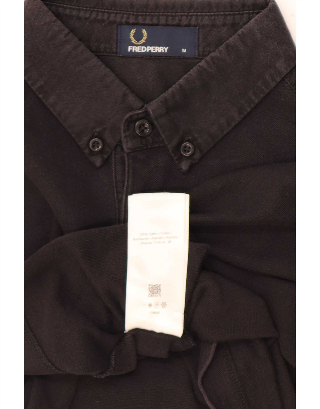 Fred Perry Ανδρικό Πόλο Μπλουζάκι Μεσαίο Μαύρο Βαμβακερό