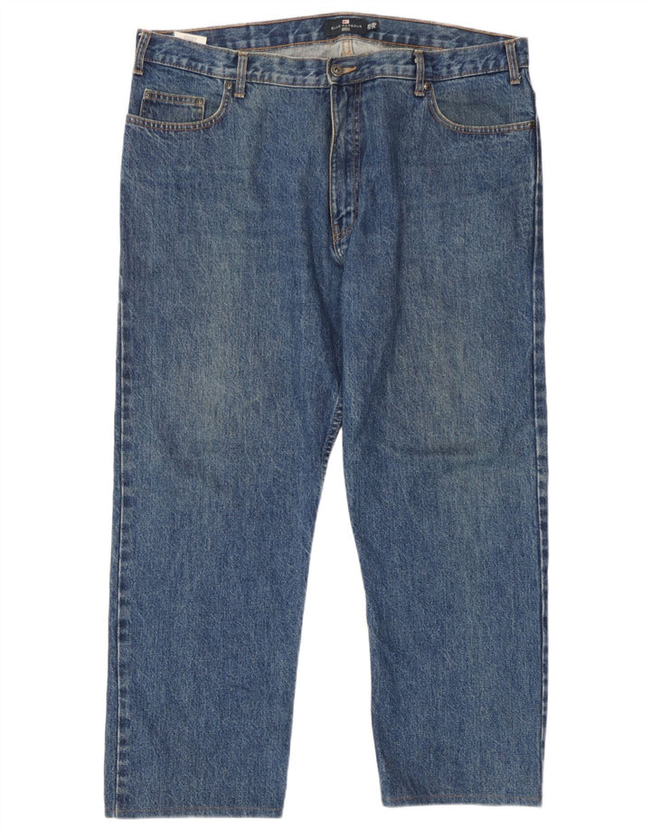 Marks & Spencer Ανδρικό Τζιν Μπλε Harbor Straight W40 L26 Μπλε βαμβακερό