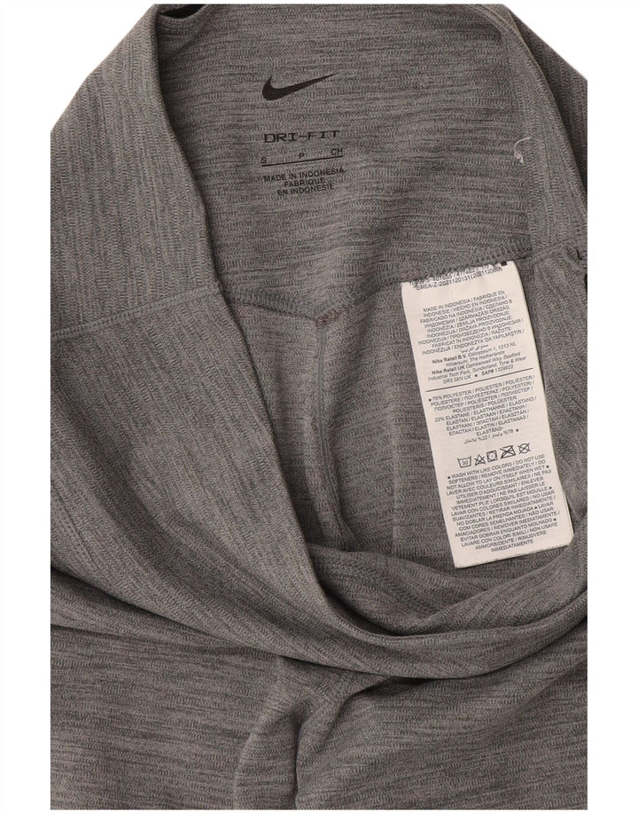 Γυναικεία κολάν Nike Dri Fit UK 8 Small Grey Flecked Polyester