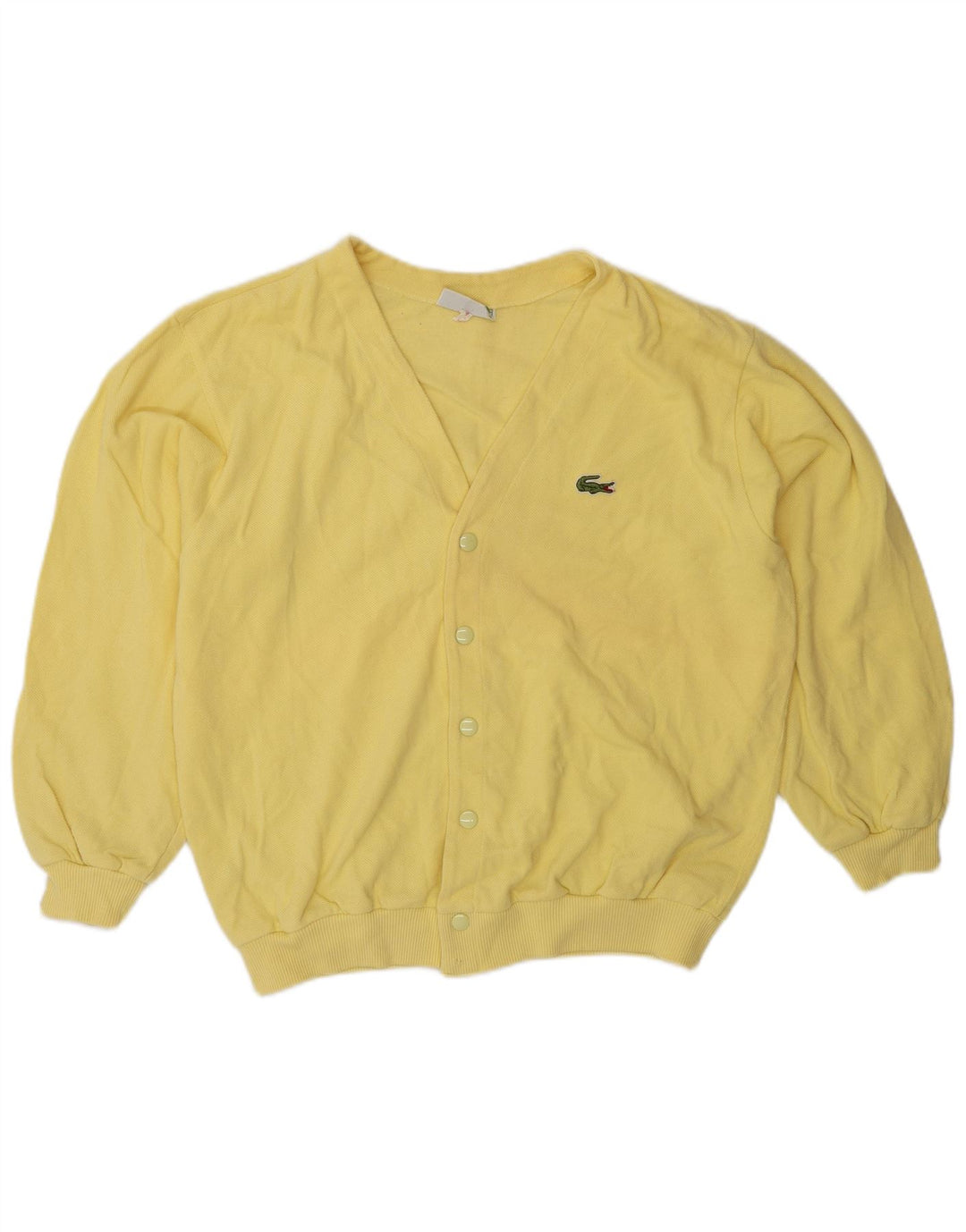 Ανδρική φόρμα Lacoste Top Jacket Μέγεθος 3 Μικρό κίτρινο βαμβακερό