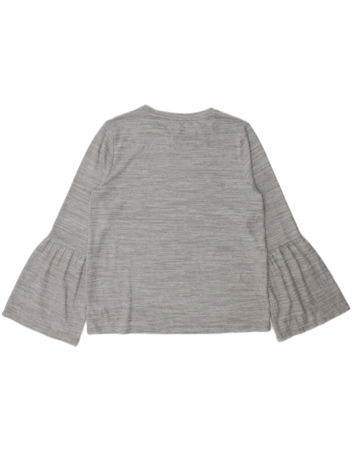 French Connection Γυναικείο τοπ μακρυμάνικο UK 16 Large Grey Flecked Polyester
