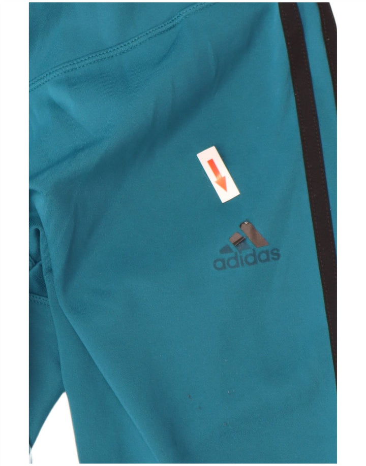 Adidas Γυναικείο κολάν Climalite UK 8/10 Μικρό μπλε πολυεστέρας